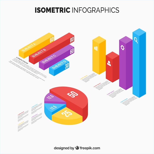 Vector several isometric graphs