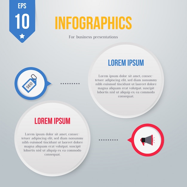 several options icon chart vector