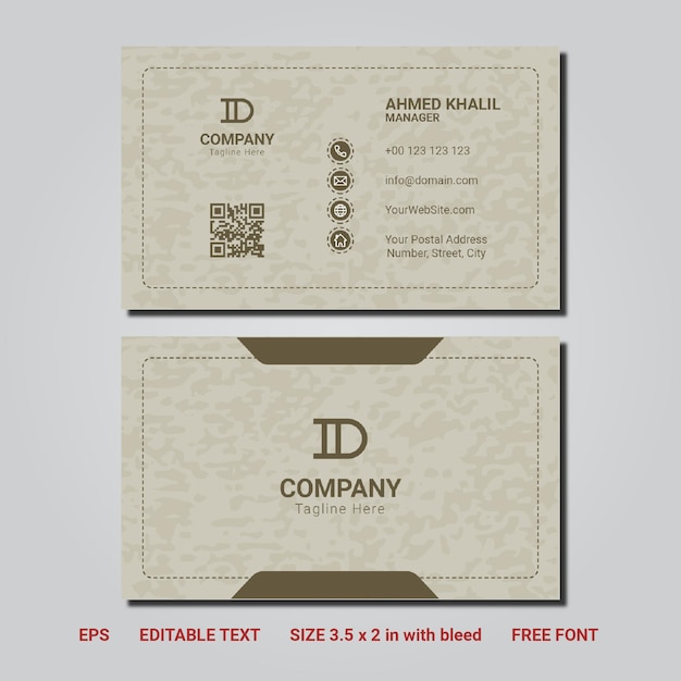 Sewing Business Card Design