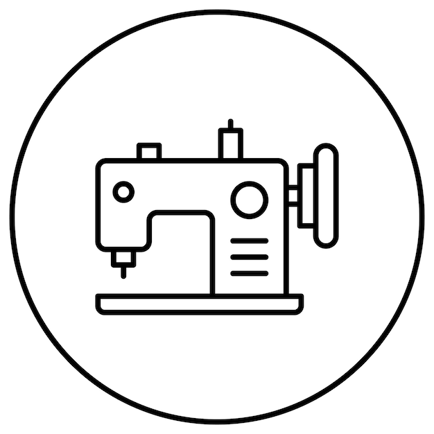 Vector sewing machine icon vector image can be used for sewing