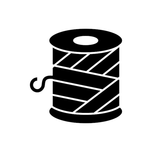 Vector sewing thread icon vector design templates