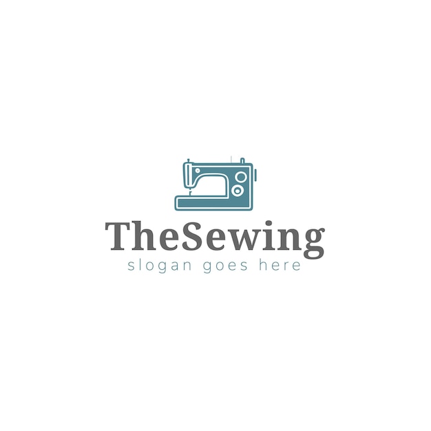 Sewing Vector Logo Design