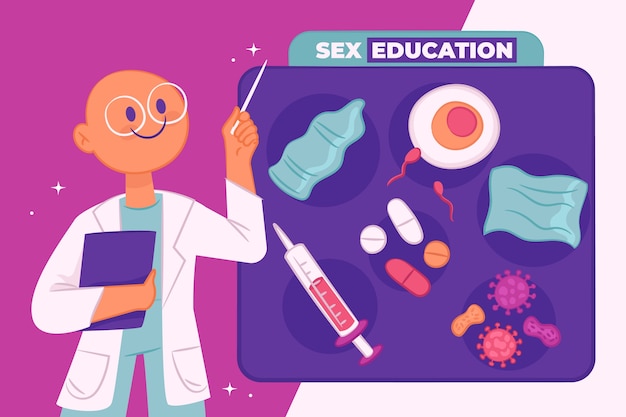 Sex education illustration