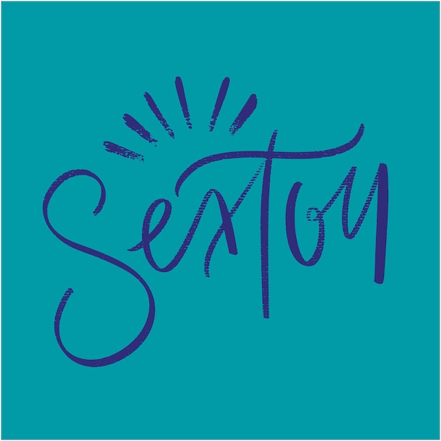 Sextou. Het is vrijdag in het Braziliaans Portugees. Moderne handlettering. vector.