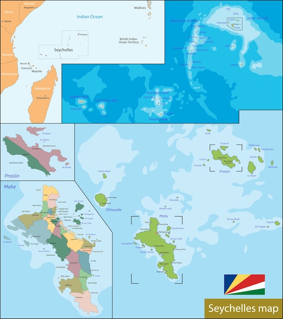 Vector seychelles