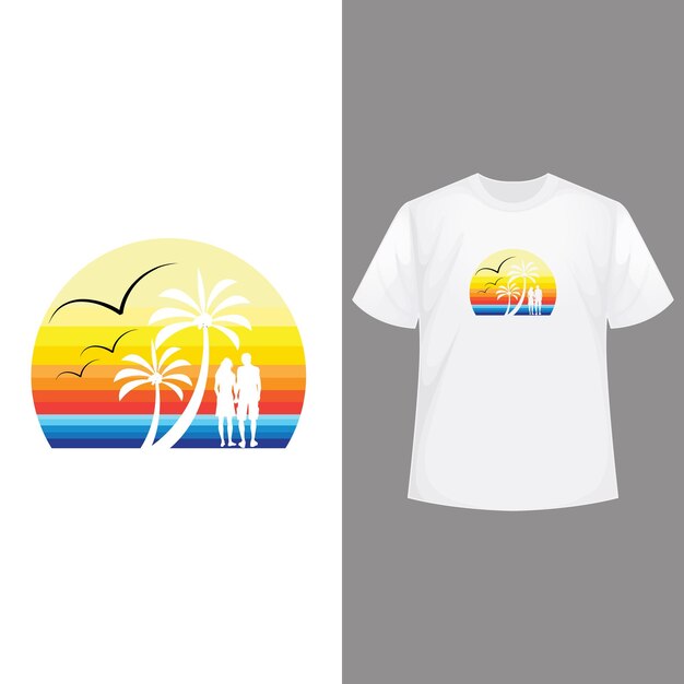 Vector sf la sd grafische tee vector design met palmboom silhouet. wereldwijde stalen.