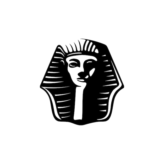 Sfinx silhouet Logo ontwerp sjabloon illustratie