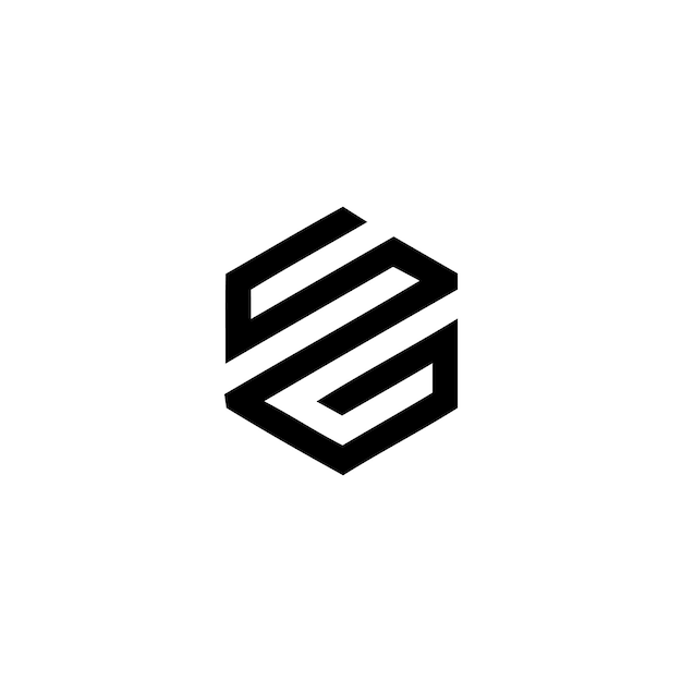 Vettore design del logo sg