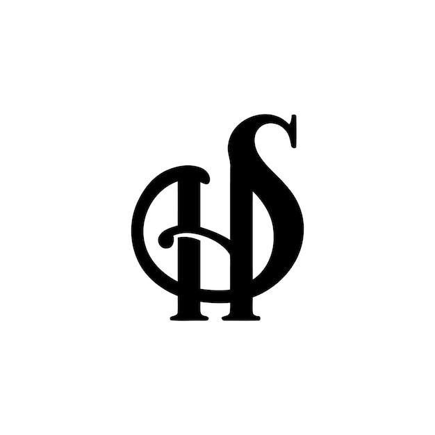 SH luxury logo design