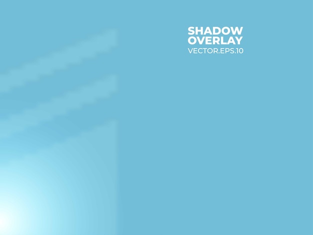 Vector shadow overlay blue