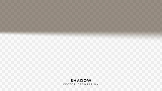 Vector shadow overlay. effect light transparent shadow. realistic creating reflective effect illusions. overlay for adding scene lighting to your images. vector illustration