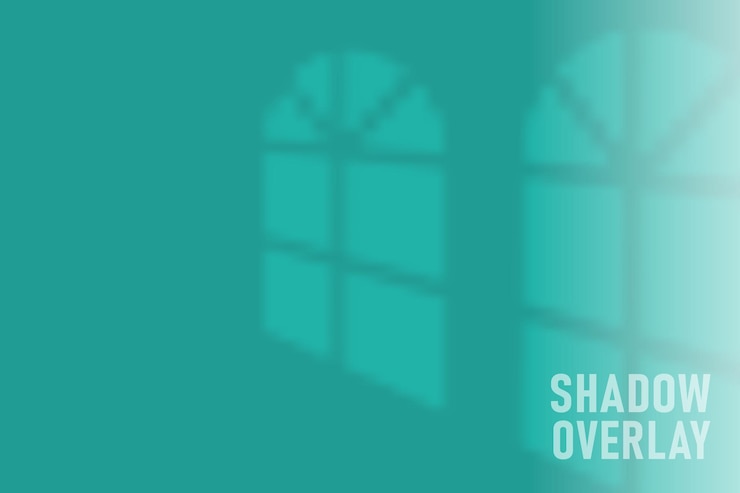 Vector shadow overlay effect. overlay shadow from the window. scenes of natural lighting.