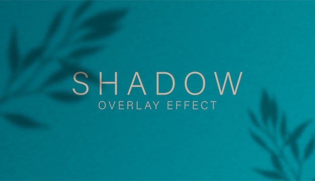 Vector shadow overlay effect. transparent soft light and shadows from branches, plant, foliage and leaves.