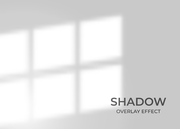 Shadow overlay effect with window background