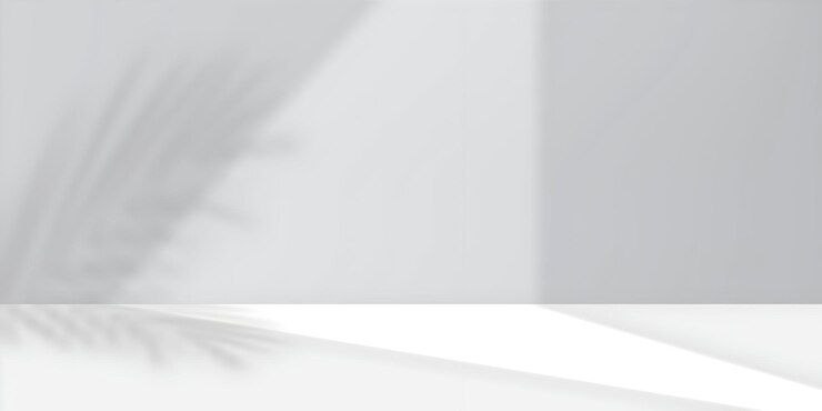 Vector shadow play on a white surface