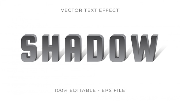 Shadow text effect