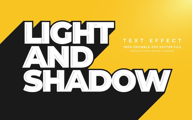 Shadow text effect