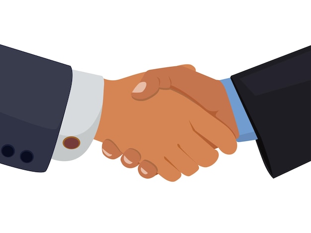 Handshake illustration hand shake illustrations agreement hi-res stock  photography and images - Alamy