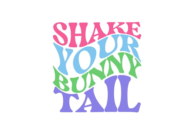 Shake your bunny tail design