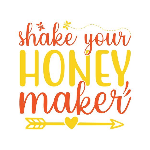 Vector shake-your-honey-maker