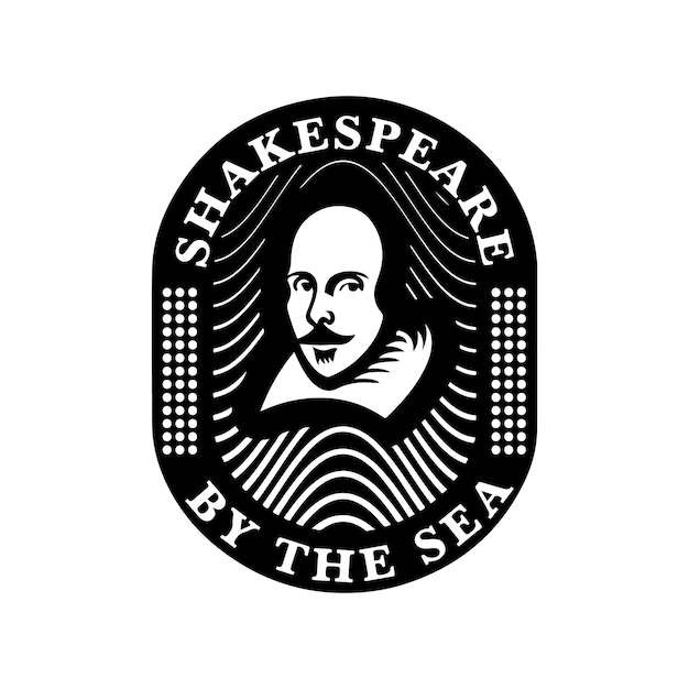 Vector shakespeare by the sea logo