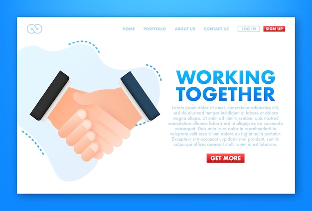 Shaking hands Contract agreement Successful transaction Vector stock illustration