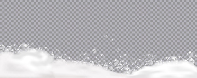 Shampoo bubbles texture.