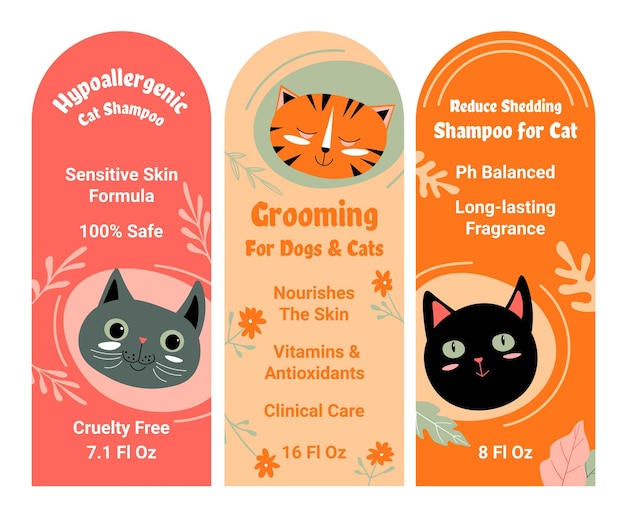 Vector shampoo for cats hypoallergenic and sensitive