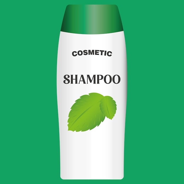 Vector shampoo hair care product icon vector illustration symbol