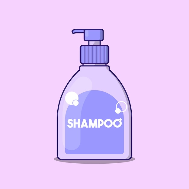 Shampoo illustration vector icon