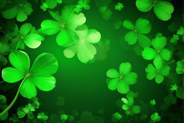 Shamrock background for Saint Patricks Day