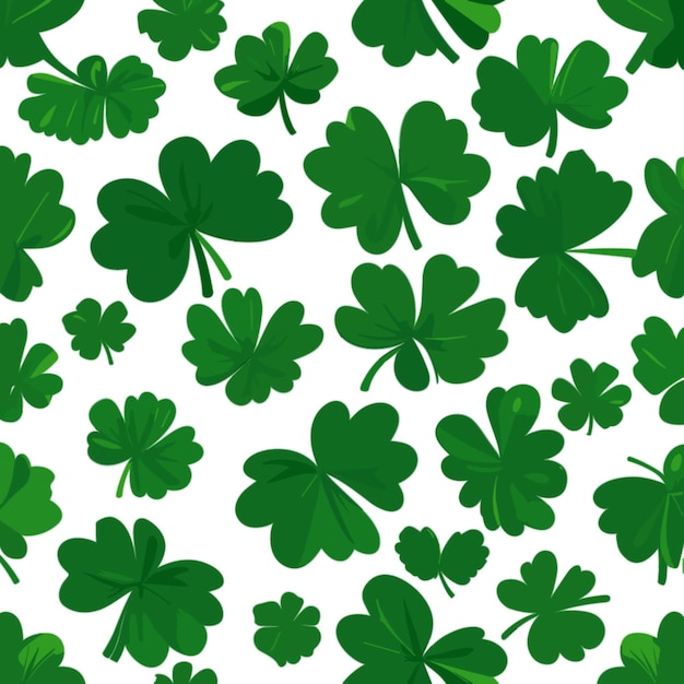 Shamrock flat vector detailed cartoon illustration