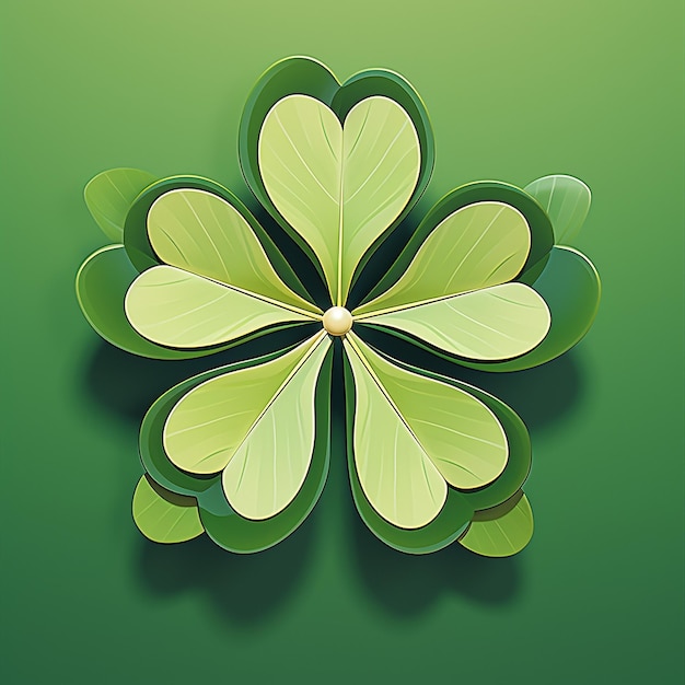 Vector shamrock illustration