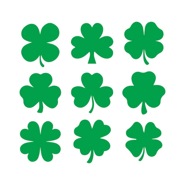 Shamrock Silhouette Vector