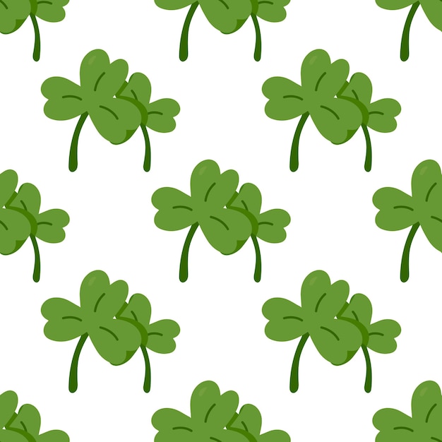 Shamrocks or St Patricks Day pattern