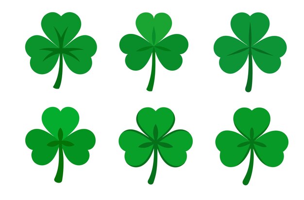 Shamrocks Vector Illustration amp Clipart Design