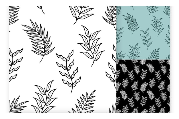 식물 패턴의 모양