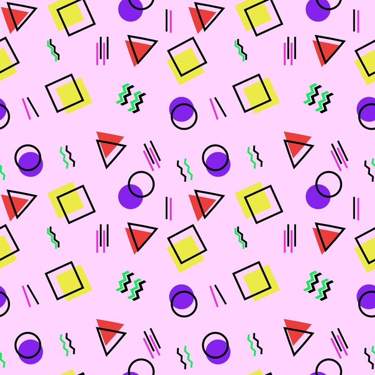Vector shape pattern background