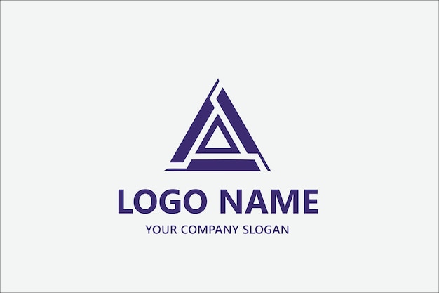 A shaped Abstract vector logo