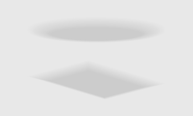Shaped Drop Shadow als visueel effect in Graphic Design Vector Set