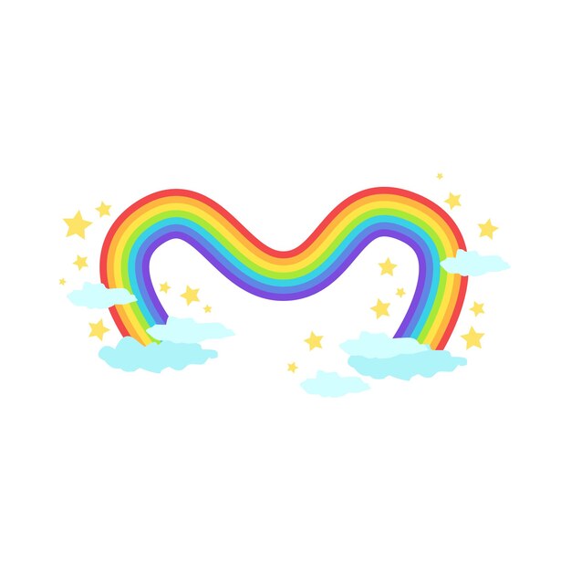 Shaped Rainbow Icon