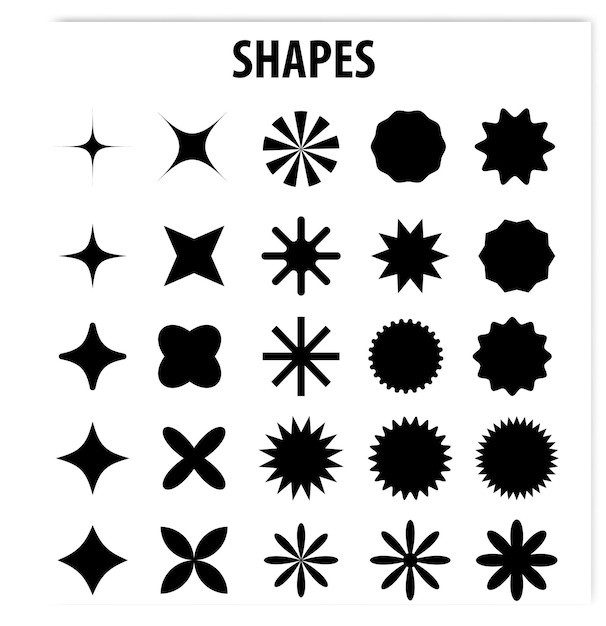 Shapes and Elements Vector