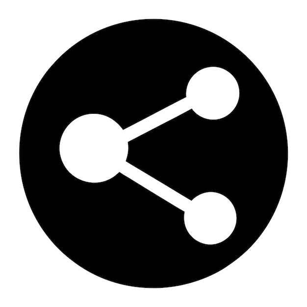 아이콘 터 일러스트레이션 기호 디자인을 공유