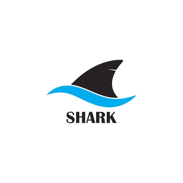 Vector shark fin icon
