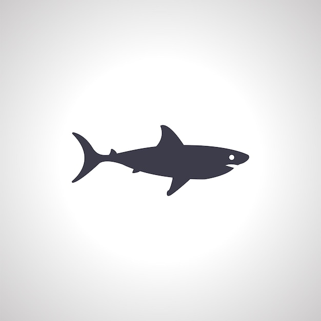 Shark fish icon Shark isolated icon