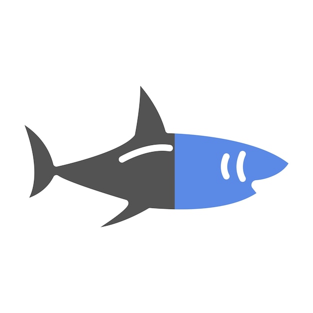 Shark Icon Style