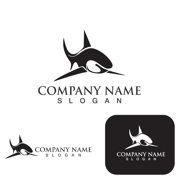 Shark illustration Logo Template Vector