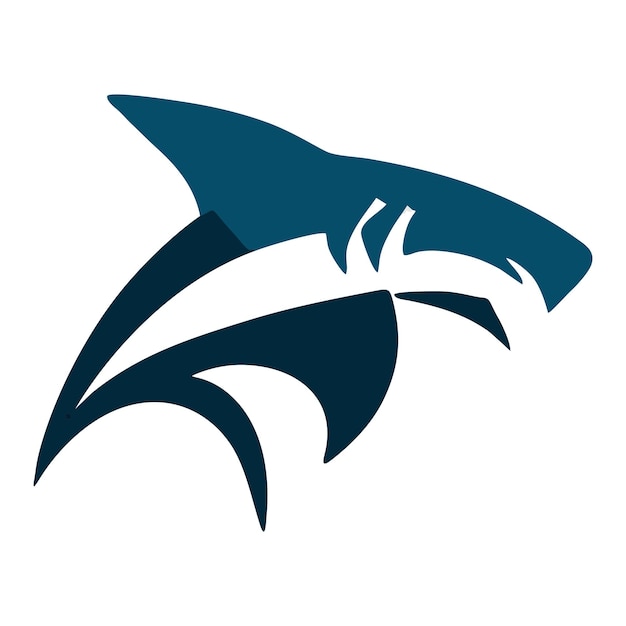 Vector shark logo vector 1