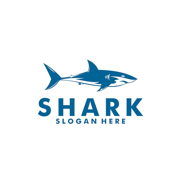 サメのロゴのベクトル 魚 サメのベクトルのロゴのテンプレート