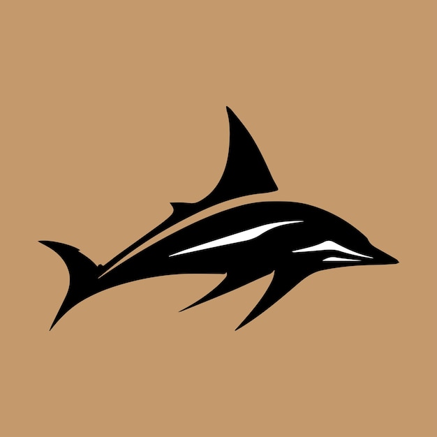サメのマスコットのロゴデザイン